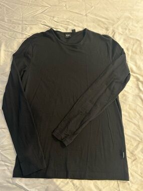 Boss Black Long-Sleeve Crewneck Tee